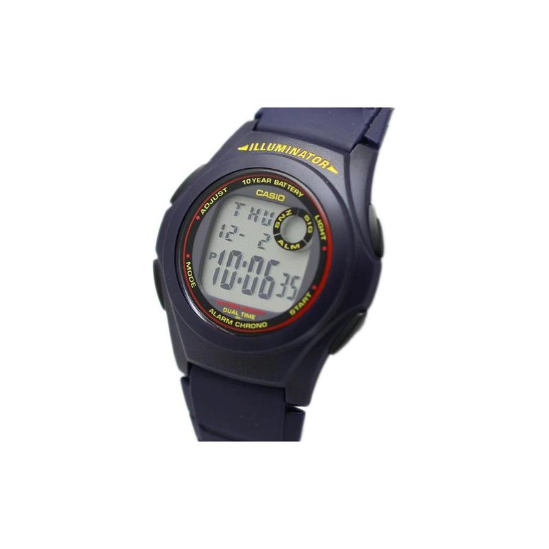 Casio Серия YOUTH серия-Силиконовые маленькие квадратные СТАНДАРТНЫЕ Десять лет электричества Практичные спортивные электронные часы Кварцевый механизм Смола F-200W-2A