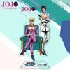 Jojos Bizarre Adventure Stand Model Plate Stone Ocean Series Jolyne Cujoh Weather Report Figure Acrylic Stands Holder Desk