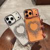 Для iPhone 17 Pro Max Роскошный Чехол для Телефона с Алмазами Женский Любовное Сердце Чехол Для iPhone 16 15 14 13 Pro Max Plus Прозрачный Чехол