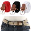 Zinc Zinc Alloy Pin Buckle Woven Belt Canvas Stretch Waist Belts Casual Elastic Waistband Outdoor Sports