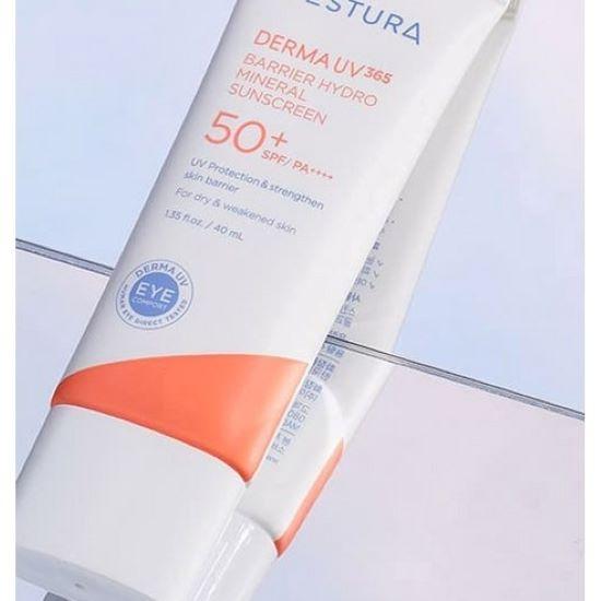AESTURA Derma UV365 Barrier Moisture Mineral Sunscreen SPF50+ PA++++ 40ml