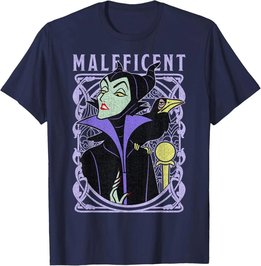 Hot Fashion Sleeping Beauty Maleficent Old School Poster T-Shirt S-4XL Four Seasons Gift Unisex