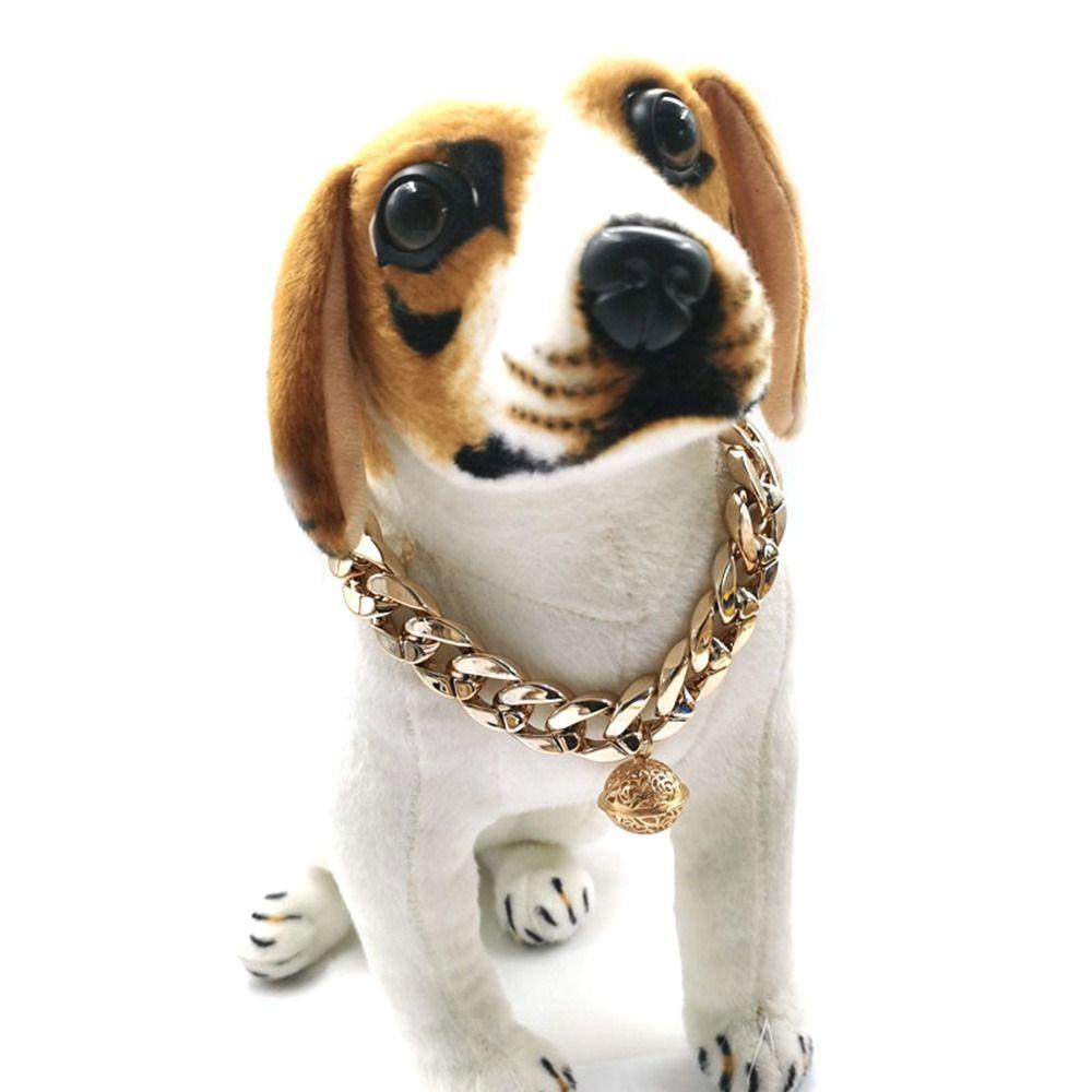 Party Dog Supplies Cat AccessoriesL Pet Necklace Dogs Collar Bulldog Pitbull Collar Cuban Chain
