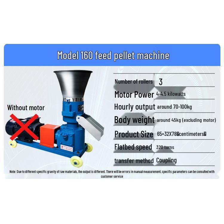 Aquaculture Dual-Use Feed Pelletizer for Sheep, Chicken, Duck, and Cattle