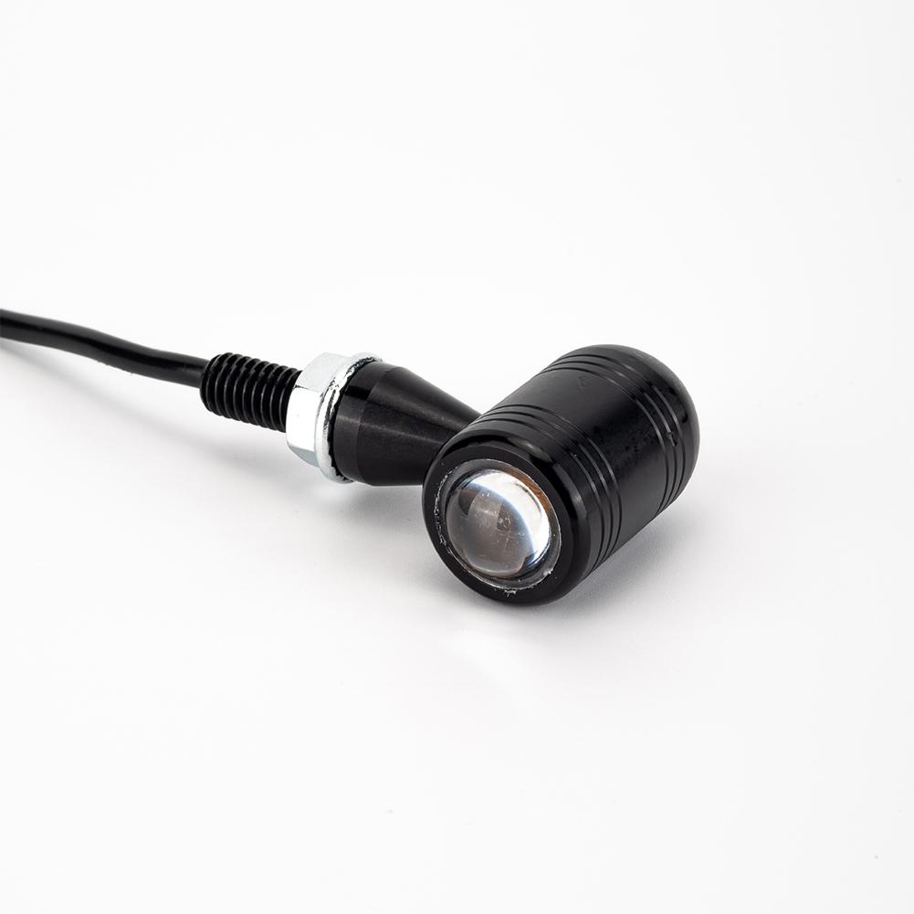 Мотоциклетные указатели поворота, плавные указатели поворота, 1 светодиод, предупреждающие индикаторы, мигающий желтый свет для скутера