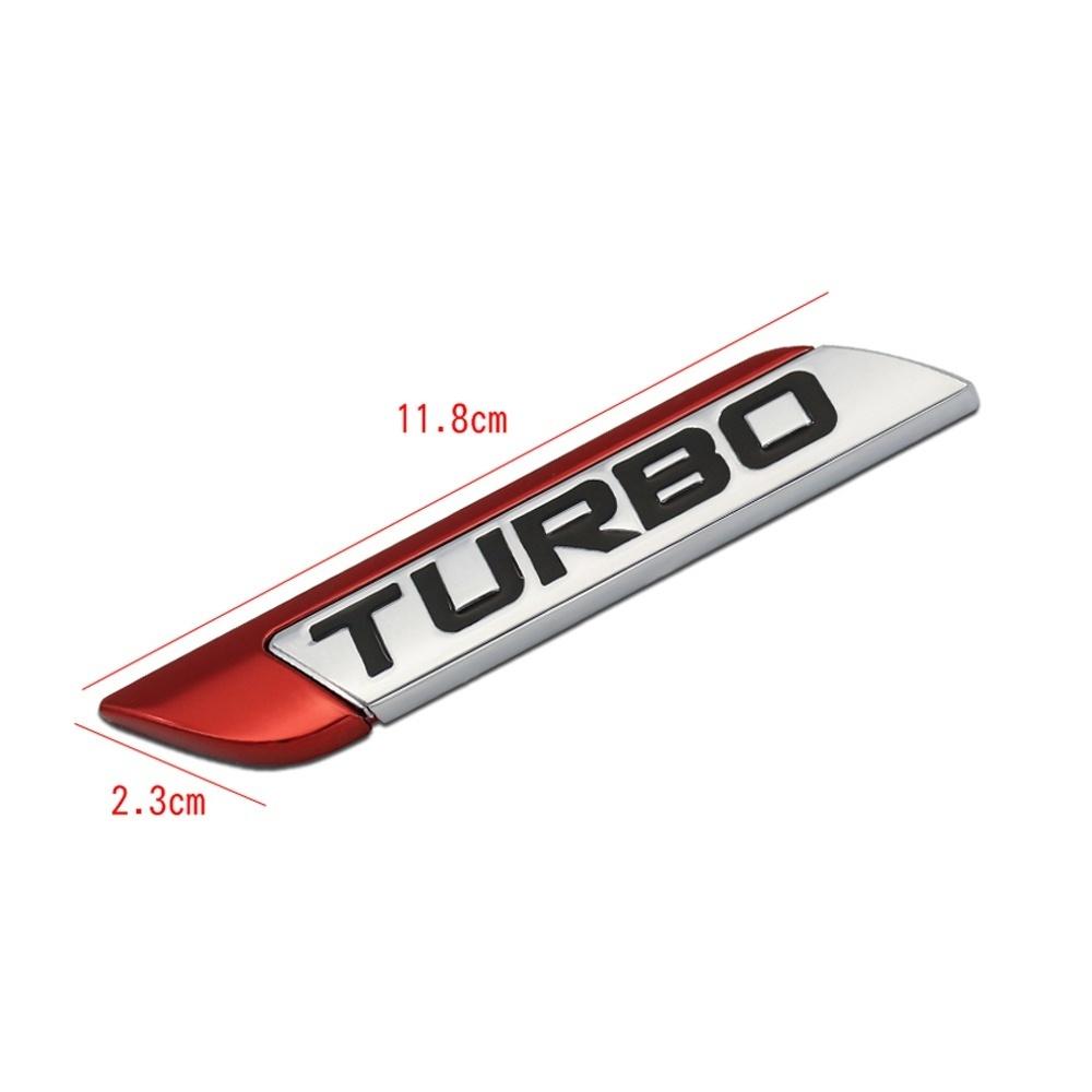 DSYCAR 3D Metal TURBO Turbocharged Car sticker Logo Emblem Badge Decals Car D3Styling DIY Decoration Accessories for Frod Bmw Ford