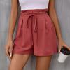 Summer Women's High Waisted Casual Solid Color Three Quarter Shorts Women’s