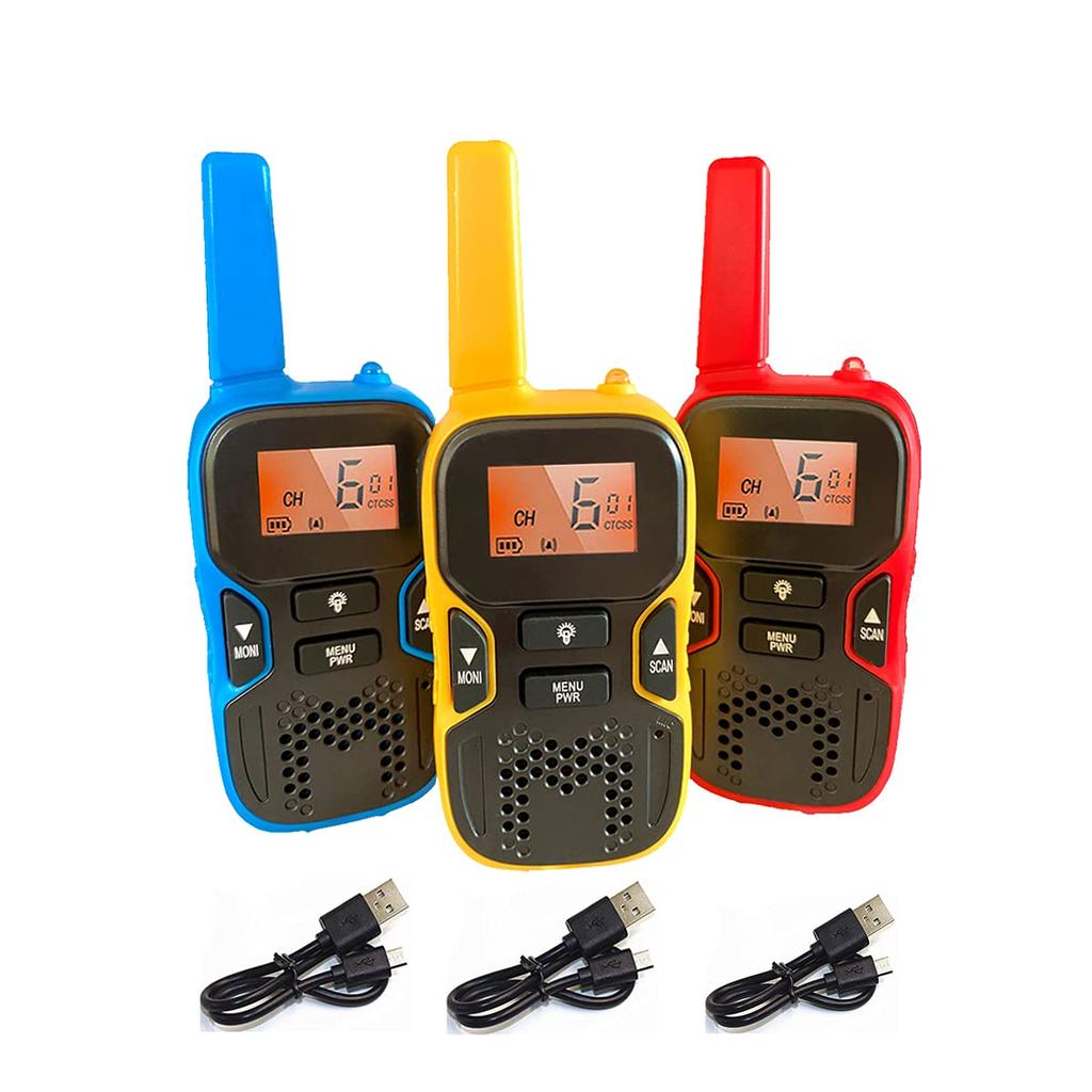 Set of 3 Specified Low Power for Small and Lightweight Amateur Rechargeable Low Can Be Used Without a License or for Mountain Team Activities