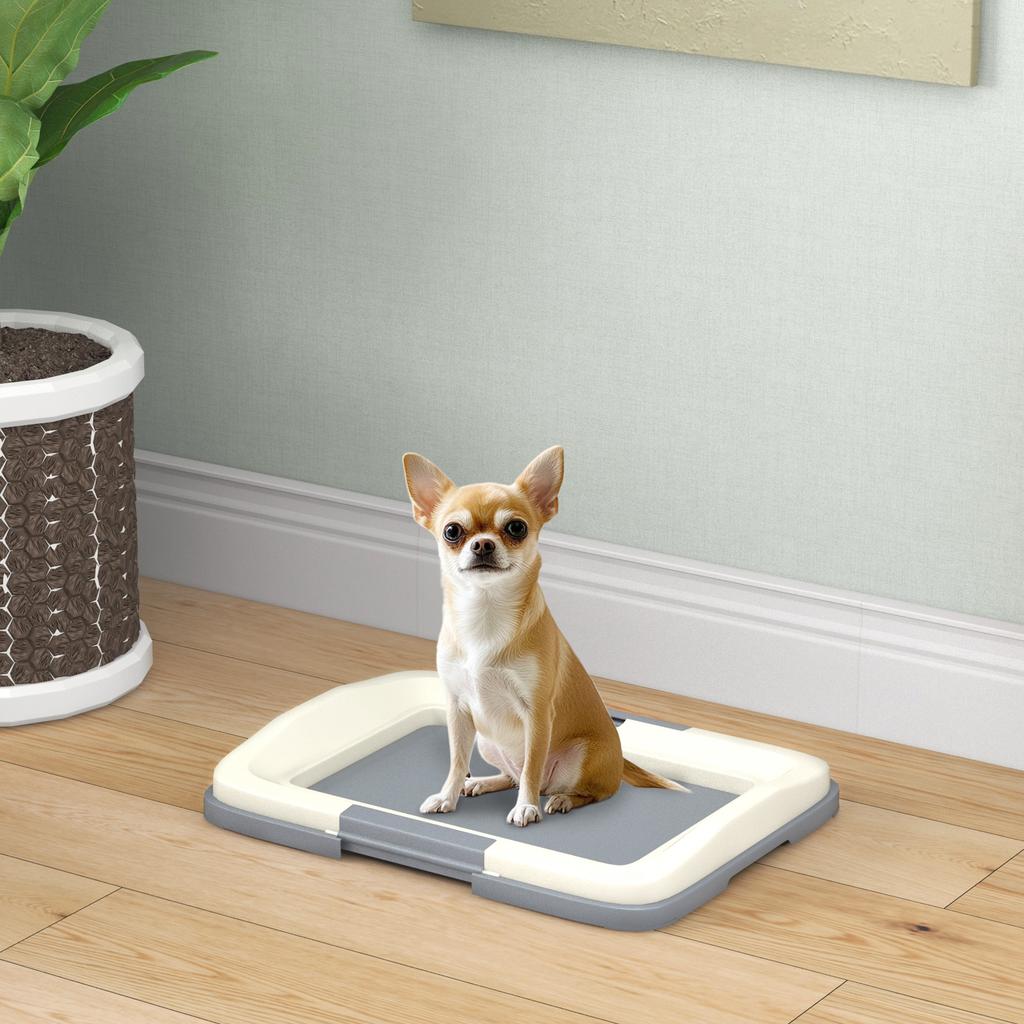 Dog Toilet Tray for Training Dogs, Dog Litter Tray for Indoor, Outdoor, 47 x 34 x 6cm