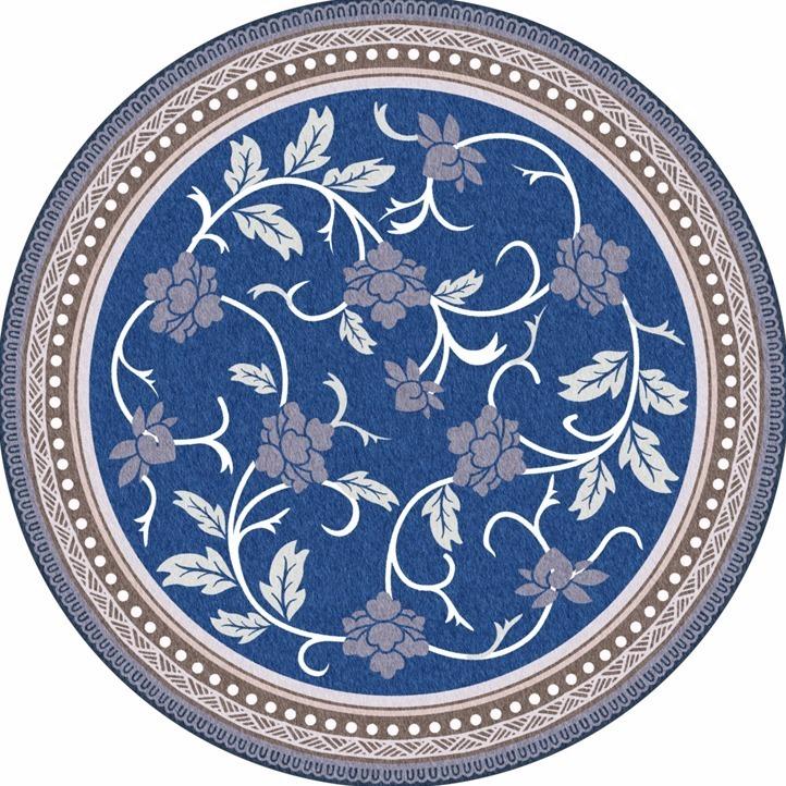 Американский богемный круглый ковер гостиная диван журнальный столик кабинет спальня прикроватный коврик подвесная корзина кресло-качалка коврик