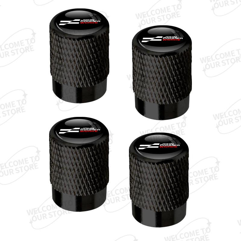 Алюминий Для John Cooper Works JCW Логотип Mini Cooper R59 R60 R61 F55 4 шт. Декор Автомобиля Колпачки Клапанов Колес Тире Камеры Аксессуары