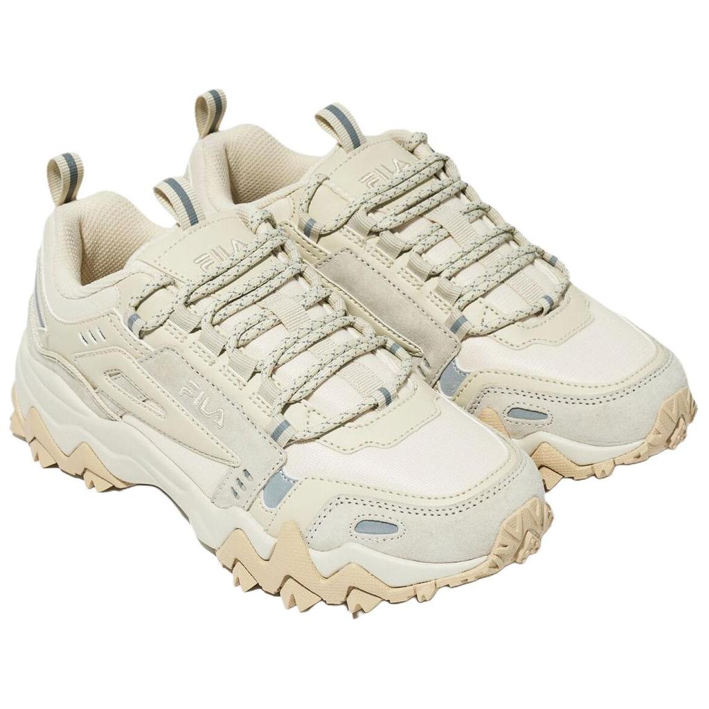 Fila TR V2 Oakmont Удобные Мягкие Прочные Низкие Повседневные Кроссовки Унисекс Бежевый 11001JM02786H924