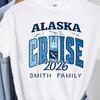 Comfort Colors Alaska Cruise 2026 Shirt, Personalized Cruise Group Trip Shirt, Alaska Vacation Shirt, Custom Cruise Tee, Girls Trip Tee Gift