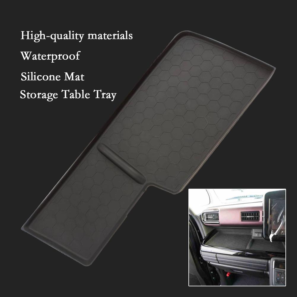 Ящик для хранения перчаток второго пилота автомобиля, органайзер для приборной панели TPE, лоток для хранения вещей для Suzuki Spacia 2023, аксессуары для интерьера