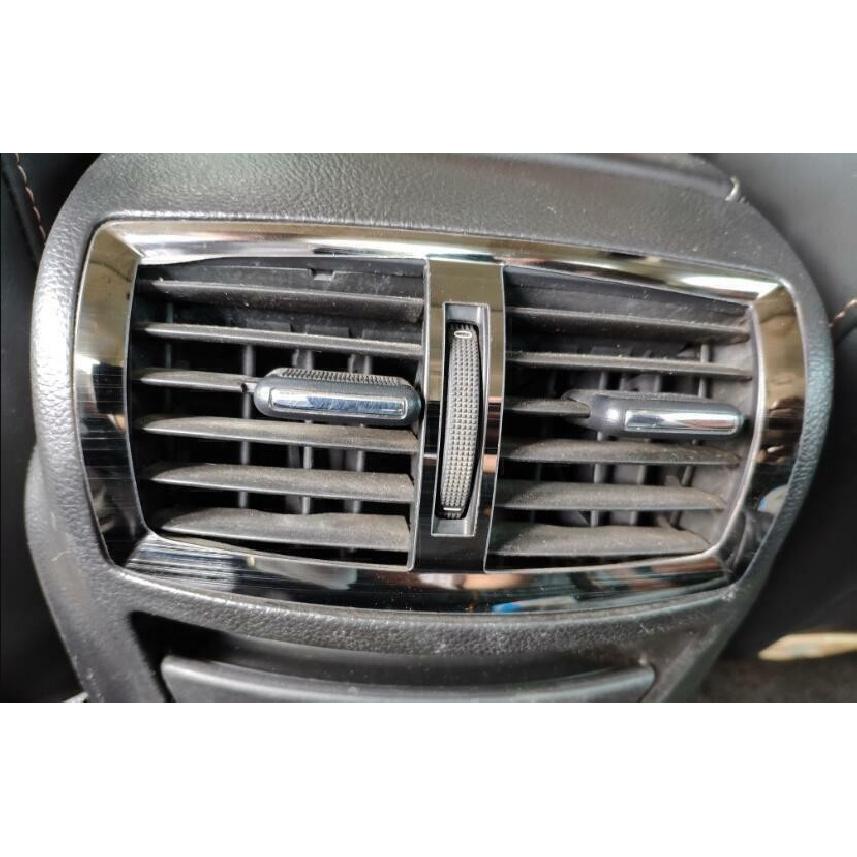 For Buick Regal 2009-2017 Black Steel Rear AC Air Outlet Vent Cover Trim 1PCS
