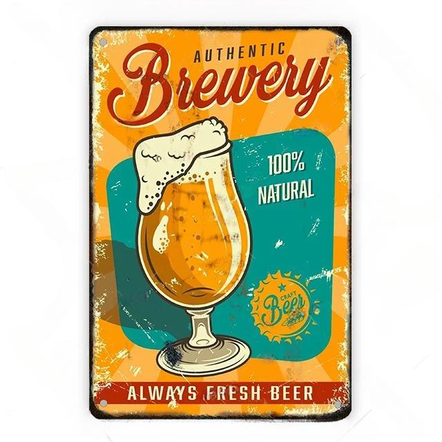 Плакаты с холодным пивом, винтажные металлические жестяные знаки, напитки, ретро-бар, клуб, паб, ресторан, настенное искусство, декоративная тарелка