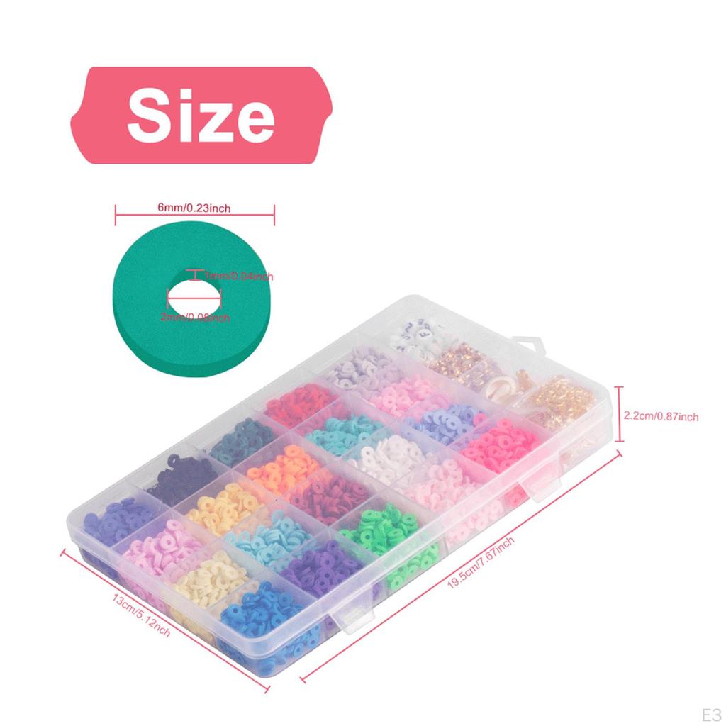 4285 штук глиняные бусины круглый диск для браслета DIY ожерелье