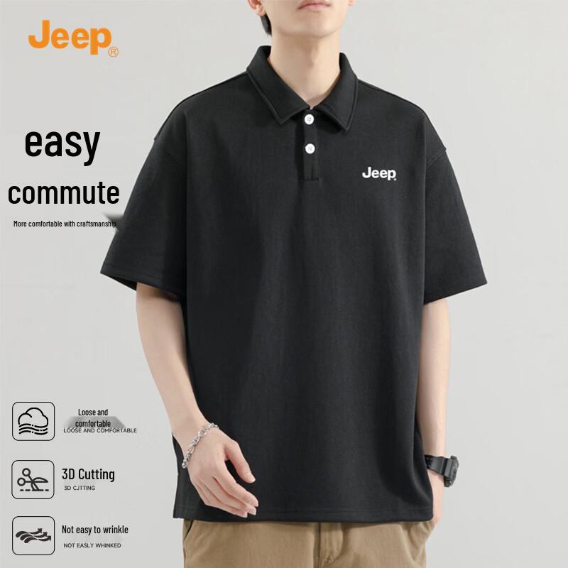 JEEP Men's Summer Comfort Polo Shirt