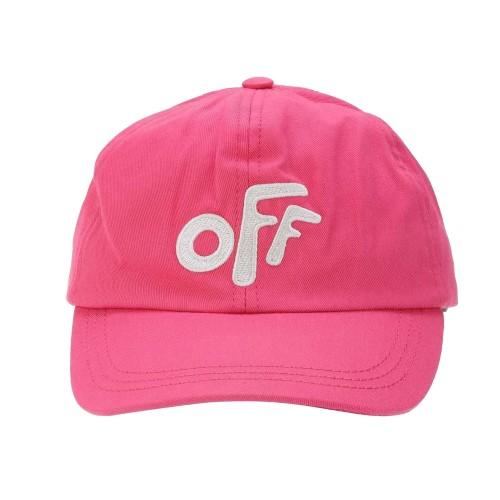 Off White Childrens/Kids Rounded Baseball Cap