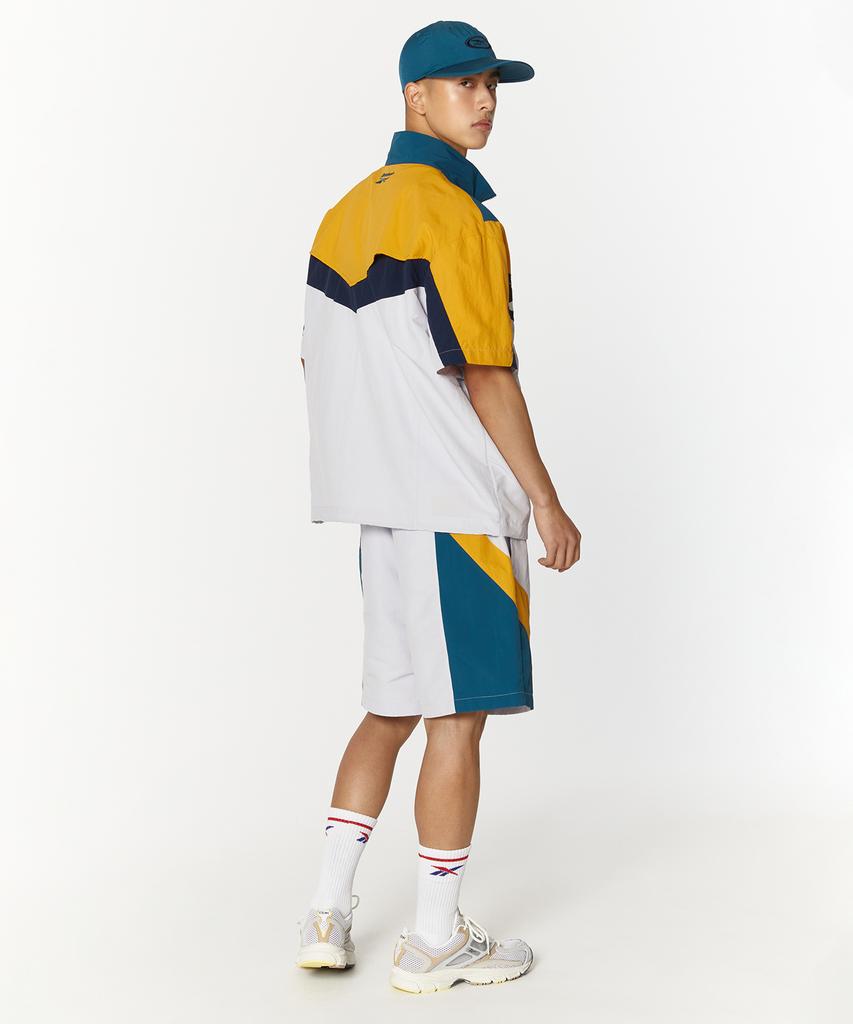 Reebok Анорак с коротким рукавом Twin Vector - Зеленый