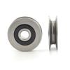 12*50*13Mm Groove Wheel Metal U-Groove Steel Wire Rope Lifting Wheel Bearing