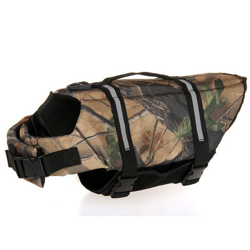 Безопасный и стильный жилет для питомца, спасательный жилет для собаки со светоотражающими полосами для улучшения видимости