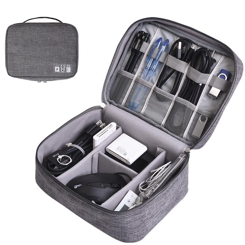 Travel Cable Bag Portable Digital Storage Pouch Waterproof Electronic Accessories Storage Bag Travel Cable Organizer Bags