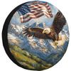 1 шт. Чехол на запасное колесо с флагом США и патриотическим дизайном США - Водонепроницаемый чехол на колесо для автодома, внедорожника, грузовика, кемпера, Travel T
