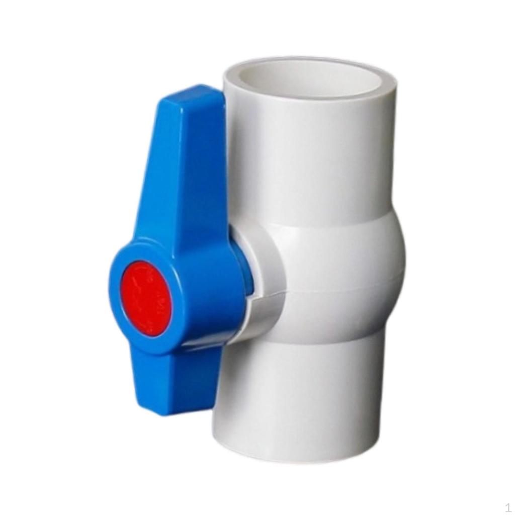 PVC Ball Valve Pipe Fitting with T Handle Water Shut Off for Projects