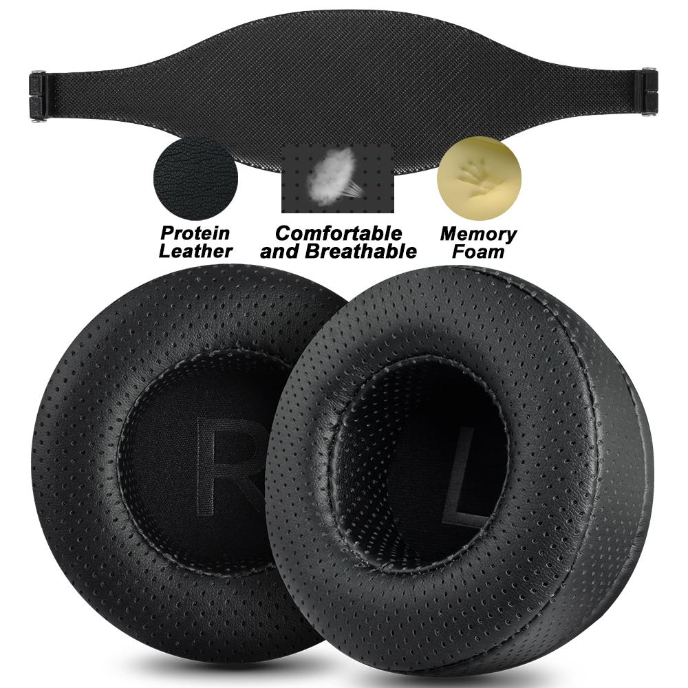 Earphone Pads for FiiO HS-FT1A/B/C FT1 Pro JT7 Replacement Earpads Mesh Cloth Memory Covers Sponge Soft Protein