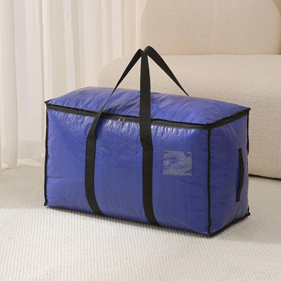 Large Quilt Storage Bag Clear Storage Bin With Lid Reinforced Handles Waterproof