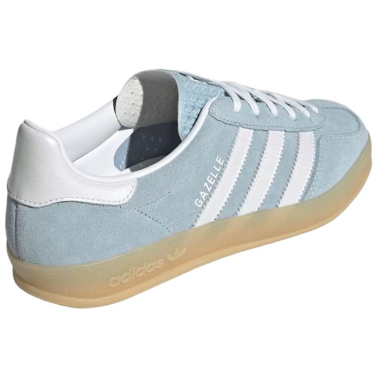 adidas Женские кроссовки Gazelle Indoor Wonder Blue Cloud White Gum JQ7009
