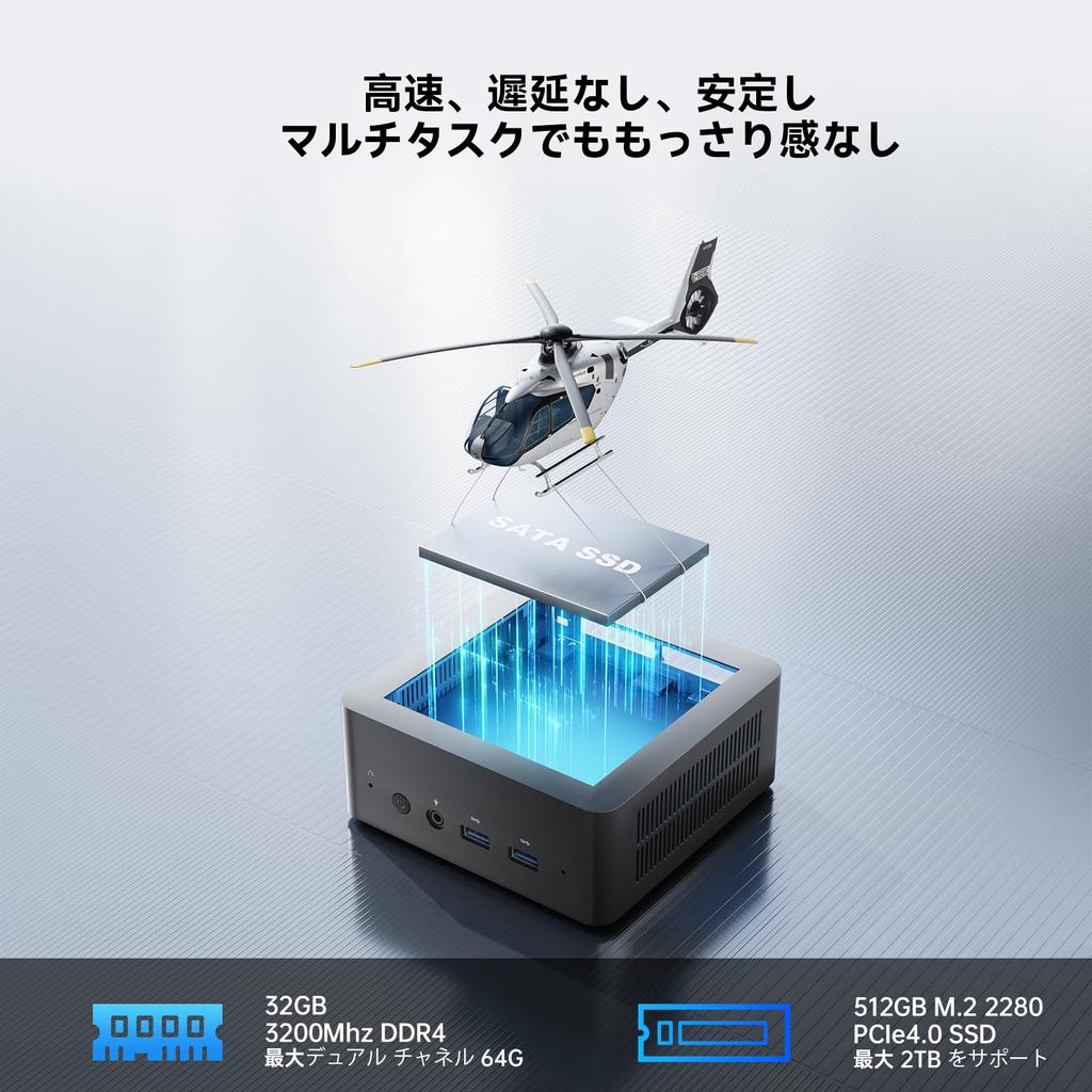 Мини-ПК KODLIX GD90 12-го поколения Core 32 ГБ DDR4 512 ГБ SSD Мини-ПК Потоки Максимальная частота Мини-компьютер 3 вывода на экран Проводная локальная сеть Бесшумный Windows