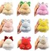 Soft Fluffy Faux Rabbit Fur Keychain Hanging Ornaments Bag Charms  Backpack Pendant