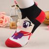 New Cute Cartoon Breathable Soft Cotton Women Sailor Moon Ice Moon Female Girls Spring Autumn Funny Sweet Socks Dropship