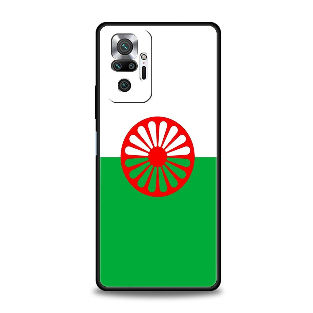 Чехол для телефона для Xiaomi Redmi Note 14 13 12 Pro Plus 5G 9S 9 10 11 4G 14C 13C 12C 10C 9C 9A Цыганский флаг Синти и Романы Мягкая крышка