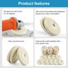 Quartz 60~1500Grits Sanding Disc Nylon Fiber Grinding Pad Stone Buffing Sponge Polishing Wheel