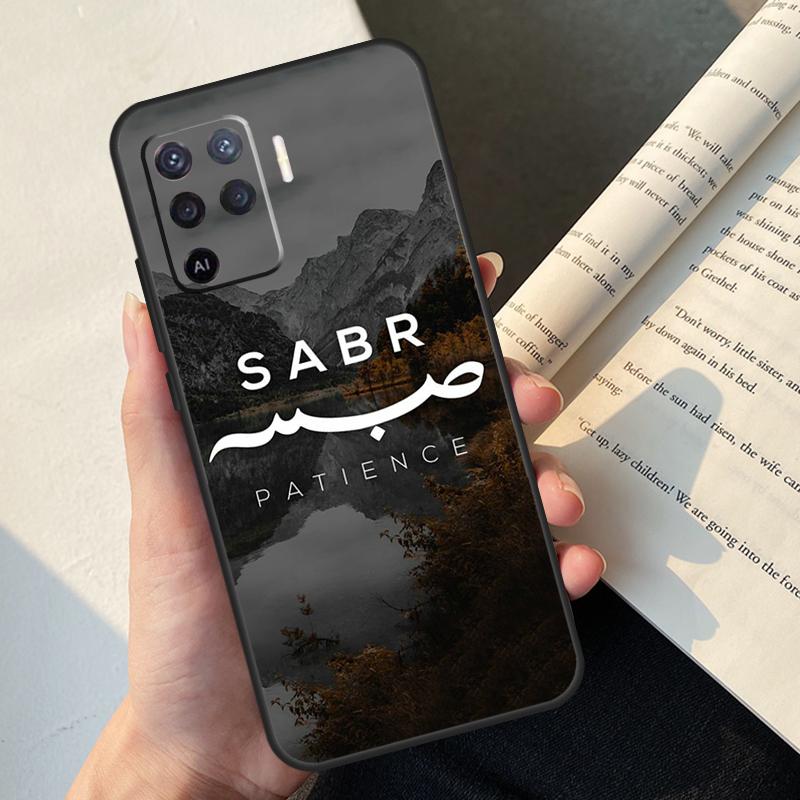 Чехол Sabr Patience для Oppo A58 A98 A78 A18 A38 A60 A80 A40 A77 A57 A17 A74 A54 A94 A96 A76 A16 A15 A5 Pro