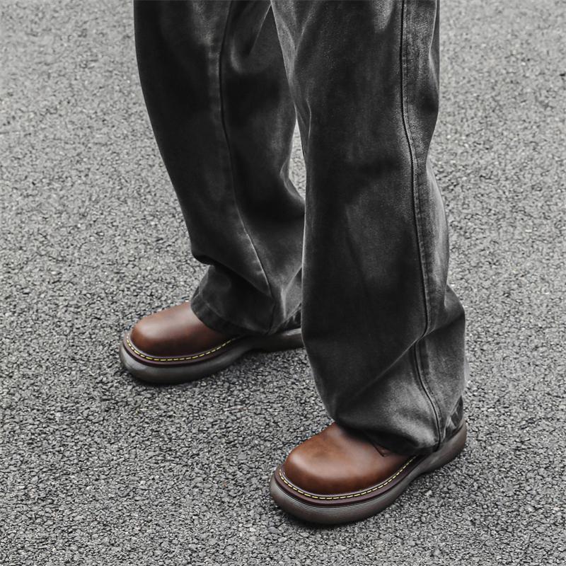 Модные модные мужские повседневные деловые кожаные туфли на толстой подошве, высококачественные, универсальные, стильные, для вечеринок, свадеб, увеличивающие рост туфли