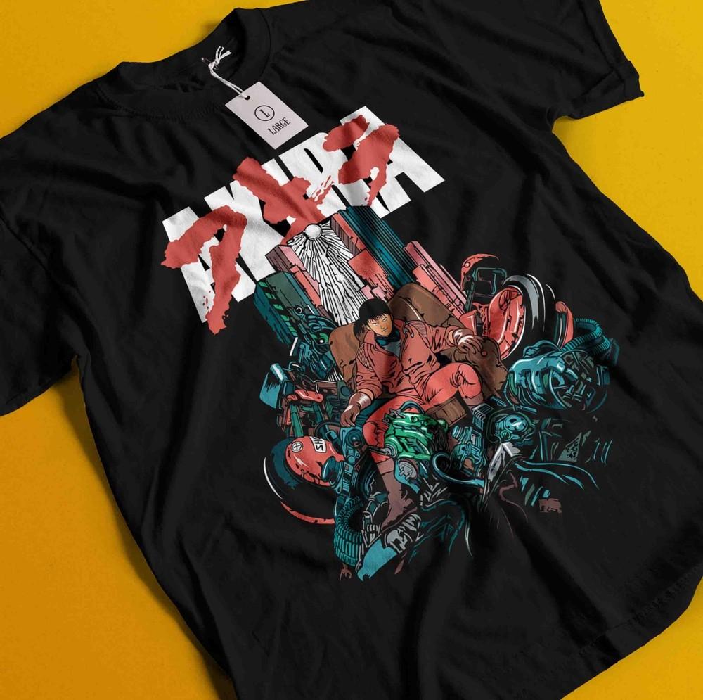 Akira Tshirt Kaneda Shirt Tetsuo T-Shirt Kei Tee Anime Manga Rider Shotaro Shima