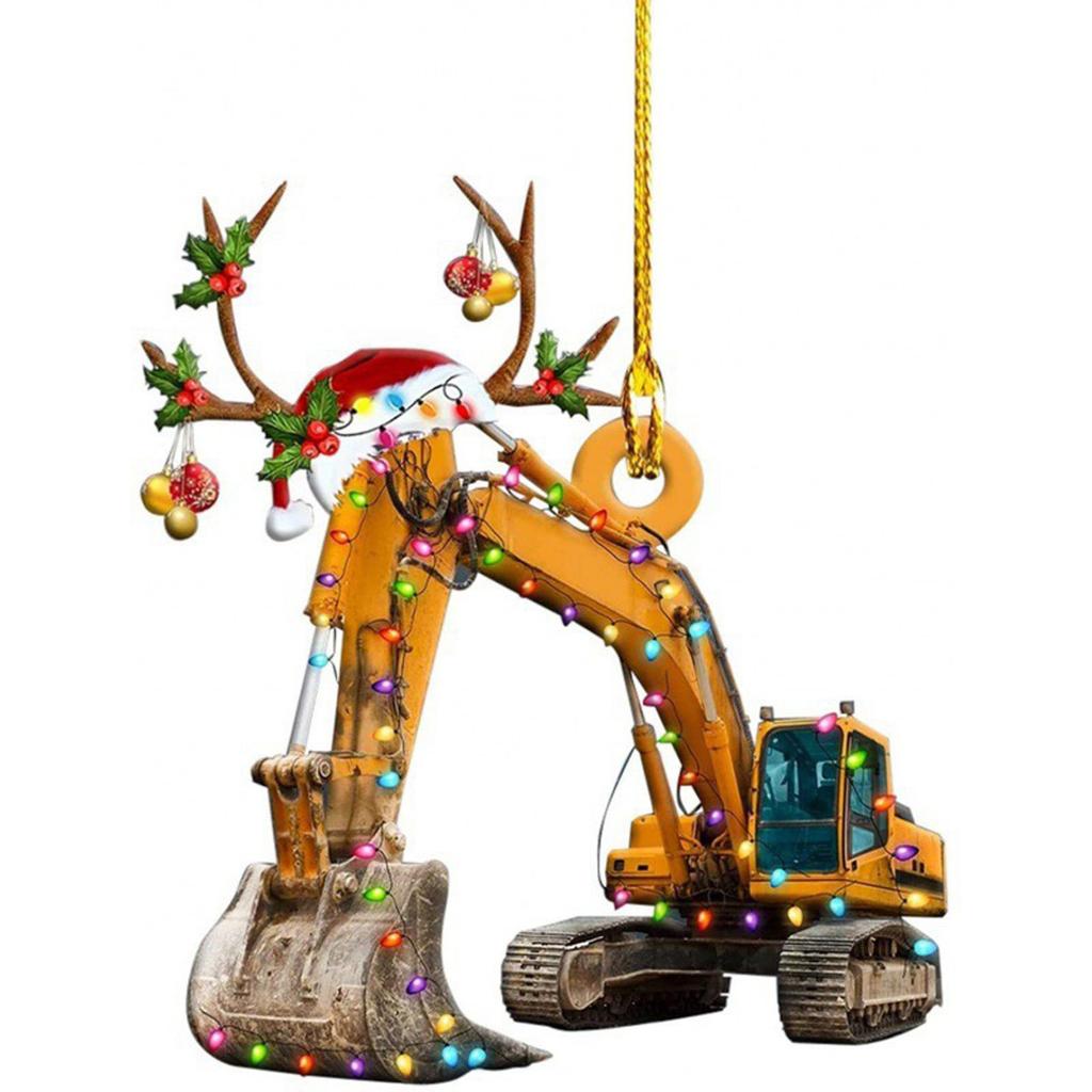 Рождественская елка подвесная книга акриловое украшение