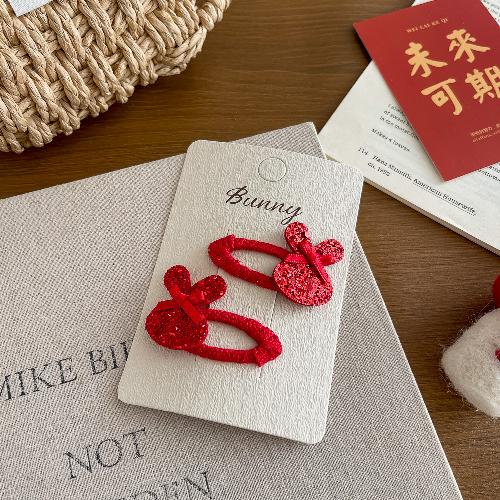 Корейская версия розово-синей клетчатой заколки-зажима для волос с сердечками, резинки для волос, универсальные детские аксессуары для волос, веревочка для волос, боковой зажим