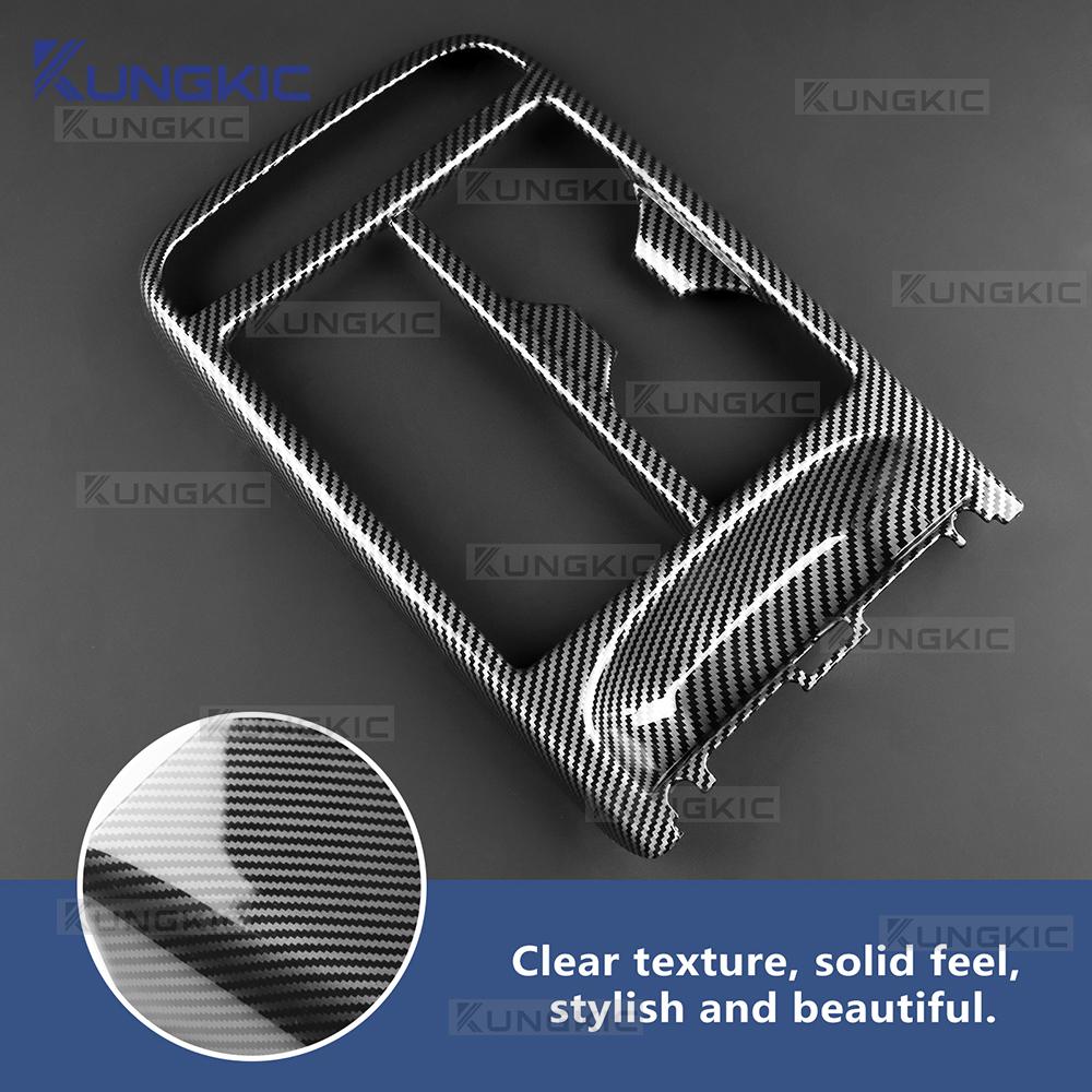 Carbon Fiber Style Center Console Cover for Hyundai Tucson NX4 2025 2026 Hybrid