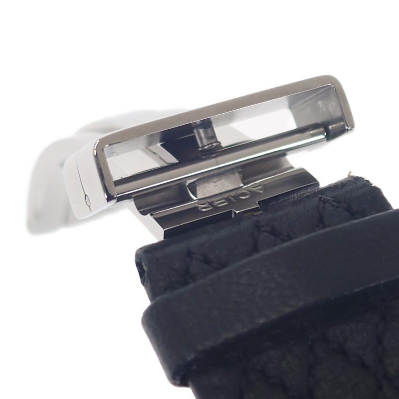 Chanel H0116 Часы черные/серебристые нержавеющая сталь/кожа женские черный циферблат