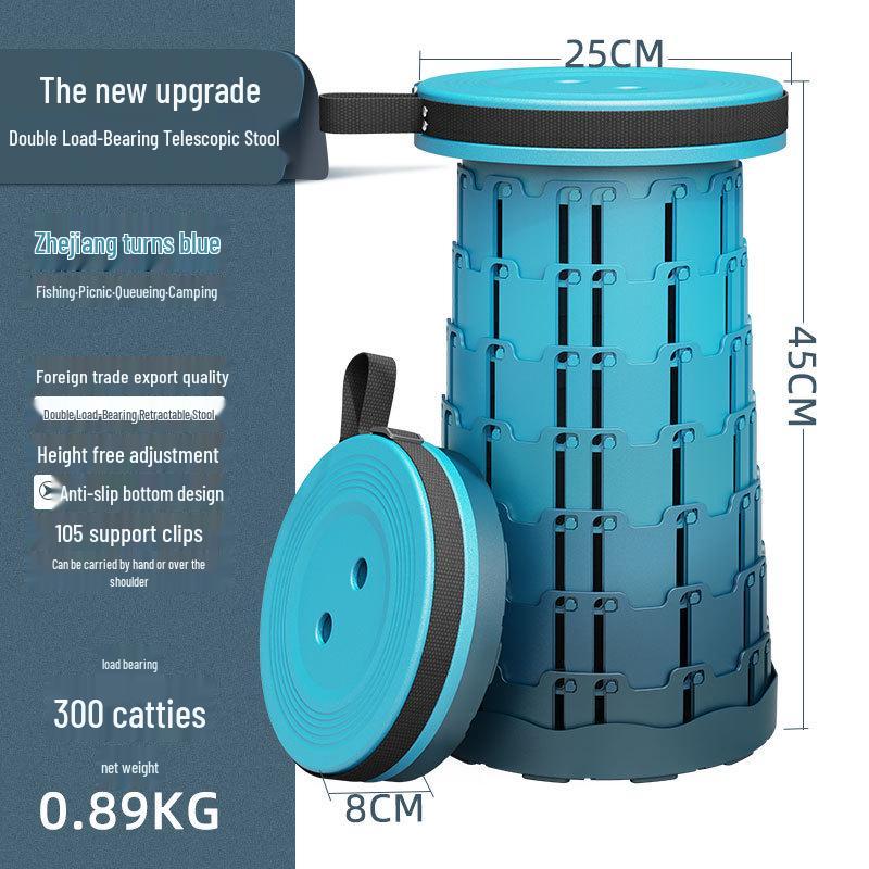 Douyin Mountain Sturdy Portable Telescopic Folding Stool