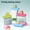 2Pcs Magnetic Bag Clips for Food Storage, Airtight Chip Clips, Sealing Clips for Snacks Coffee Powder, Fridge Magnet Organizer