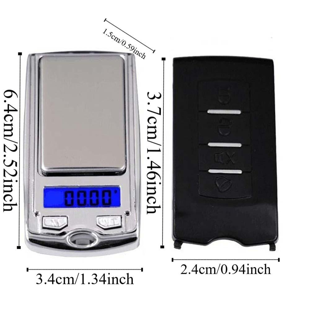 Car Key Shape Pocket Weighing Apparatus Gram Mini Palm Scale Small Electronic Scale Earring