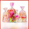 Transparent Upright Bag for Rainbow Popcorn & Baked Cookie Snacks