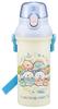 Skater Water Direct Сделано в посудомоечной машине Бутылка для детей 'Белый медведь Сумикко', 480 мл, Питьевая, Пластиковая, Управление одной кнопкой, Безопасная, Япония, Гураши,