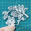 Leaves Die Cuts for Card Making, Metal Cutting Dies, Metal Die Cutting Mold, Scrapbooking Dies, DIY Etched Embossing Stencil for Crafts
